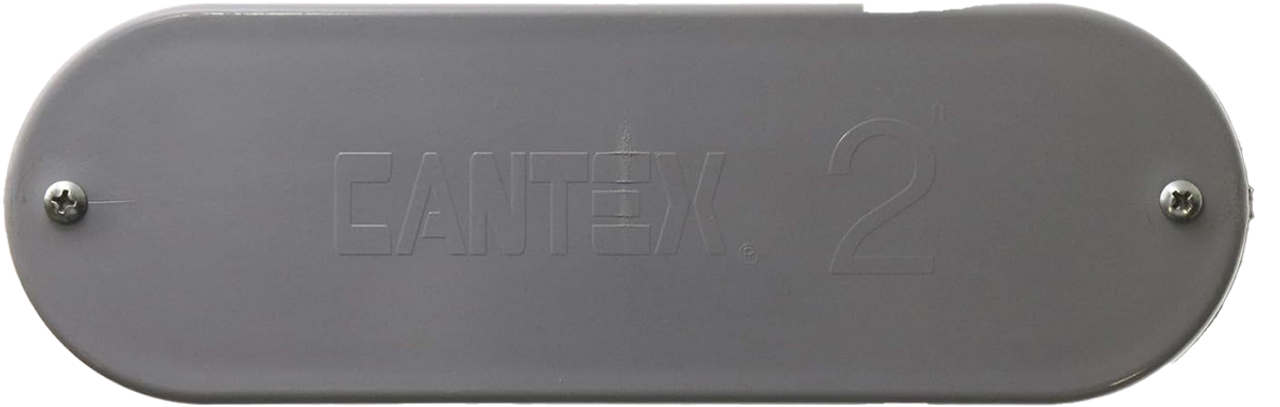 Cantex 5133668 Conduit Body 2 In Type LB 90 Degree Durable SCH 40 and 80 W/Lid and Gasket