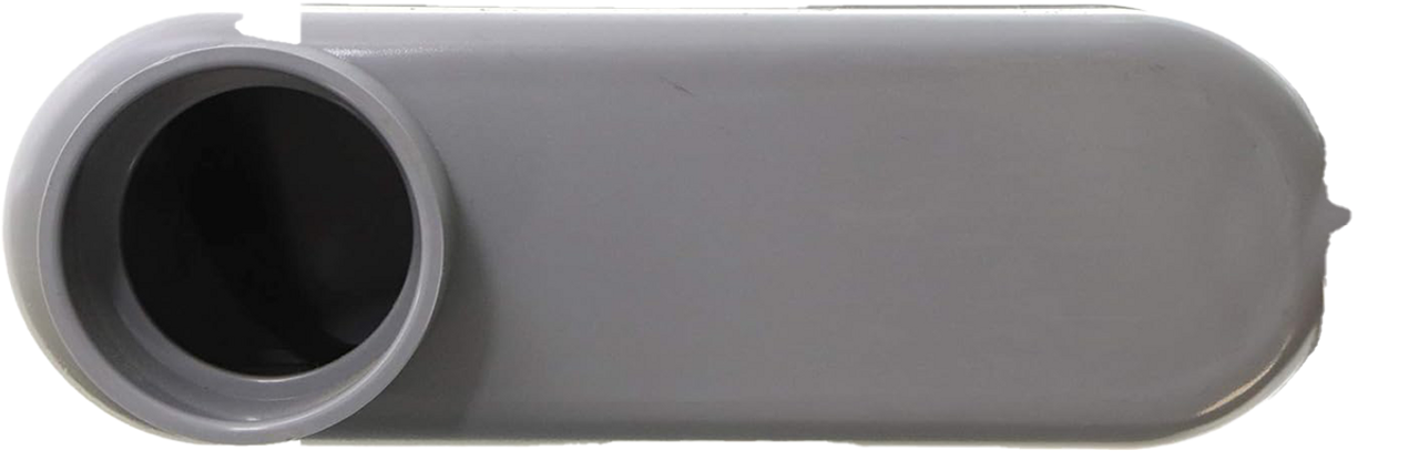 Cantex 5133668 Conduit Body 2 In Type LB 90 Degree Durable SCH 40 and 80 W/Lid and Gasket