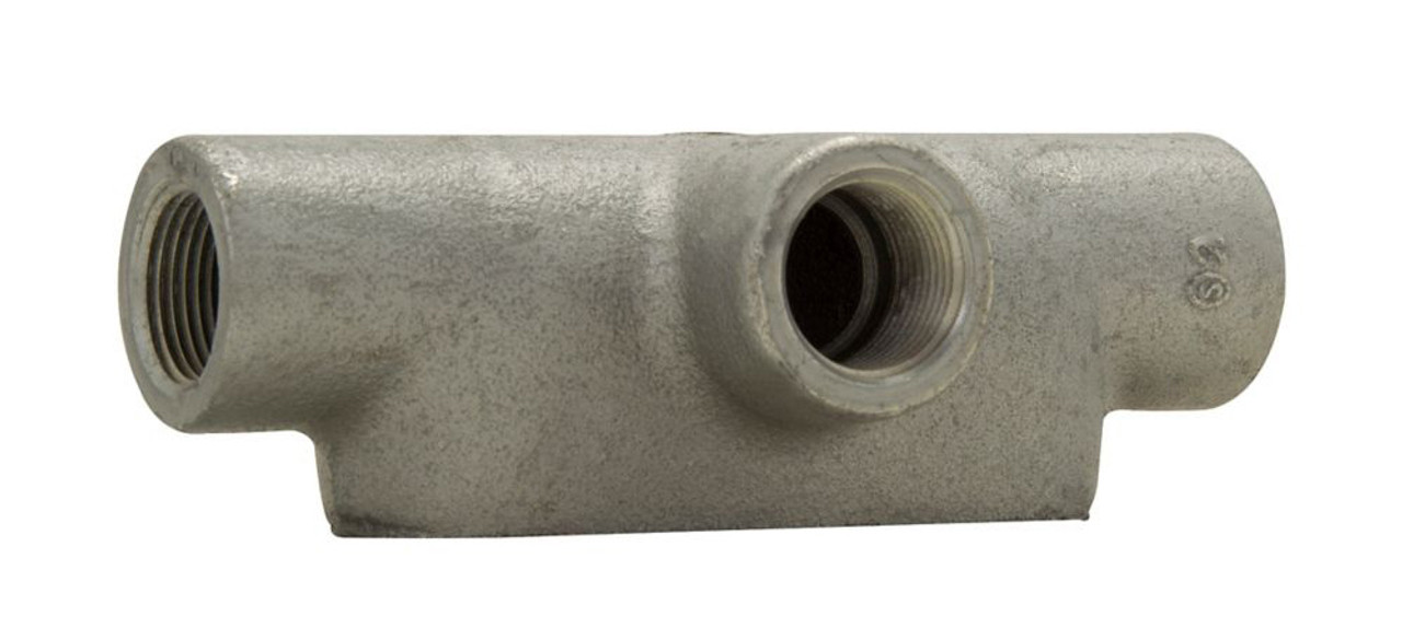 Eaton Crouse-Hinds T107 Condulet Form 7 Feraloy Iron Alloy 4-Inch NEMA 12 T Shape