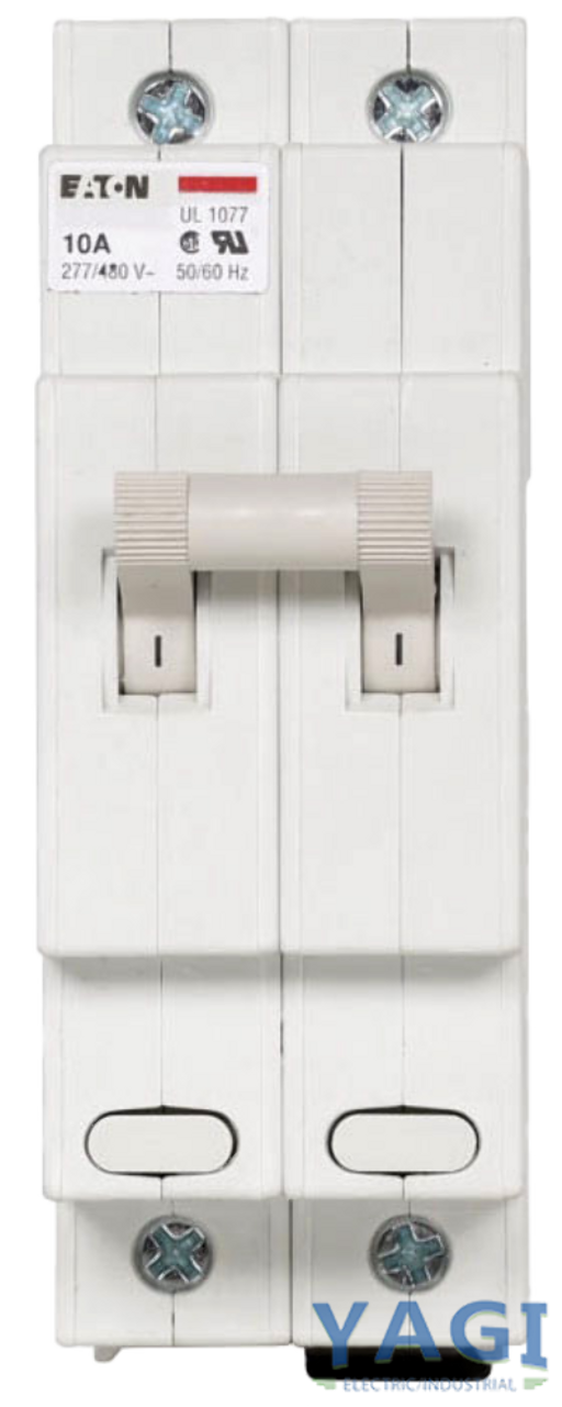 Cutler Hammer SPHM2RM0010 Sup Protector Hydraulic Magnetic 10A 480V 2P 3kA DIN Rail