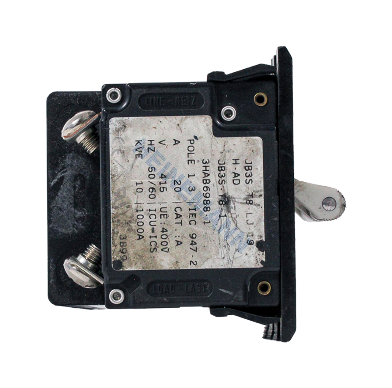 ABB 3HAB6988-1 Breaker 20A 415V 1-3P Multipole