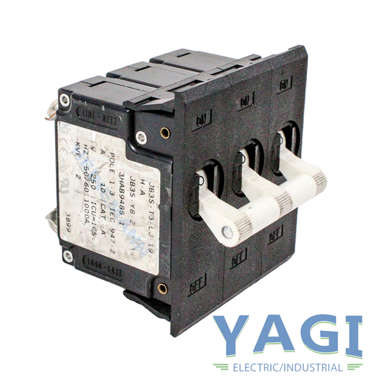 ABB 3HAB9485-1 Breaker 10A 250V 1-3P 1kA Multipole