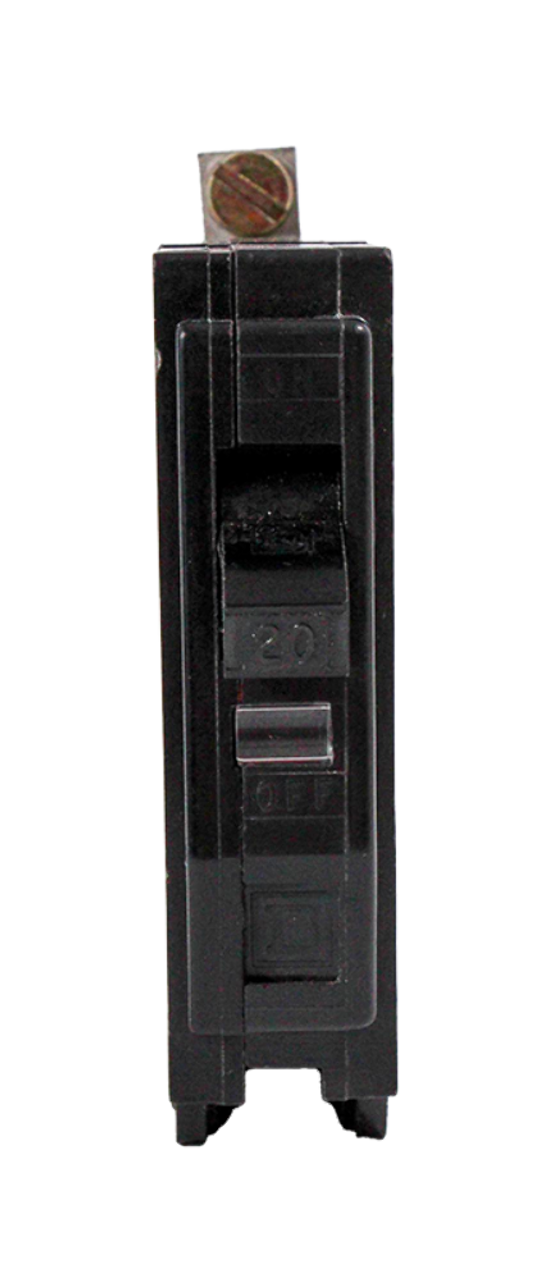 Square D Q0B120 Breaker 20A 120/240V 1P 10kA Bolt-On Molded Case