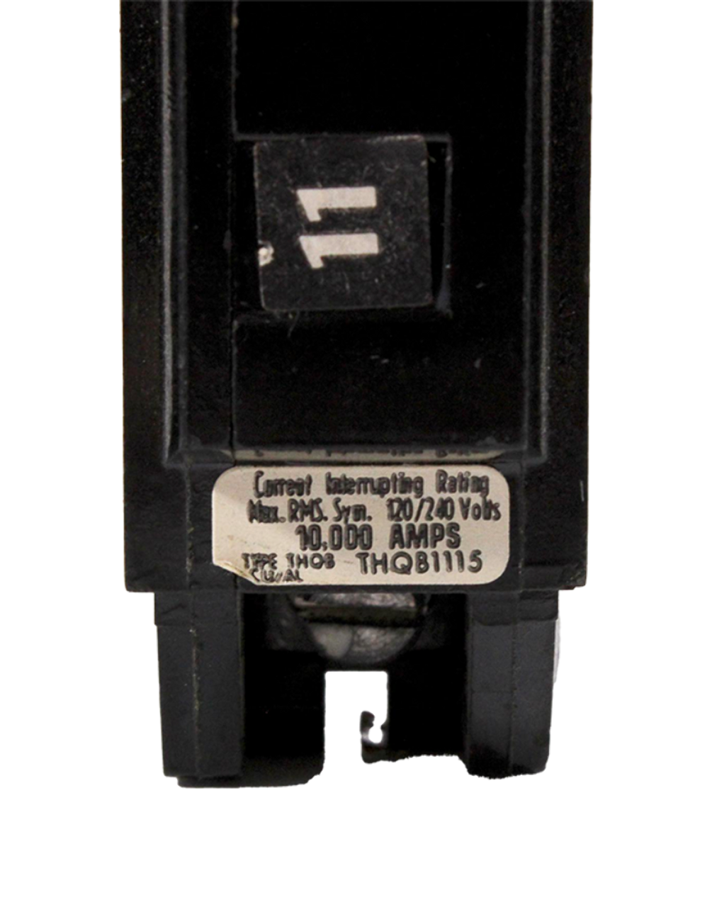 General Electric THQB1115 Breaker 15A 120/240V 1P 10kA Bolt-On Molded Case Thermal Magnetic
