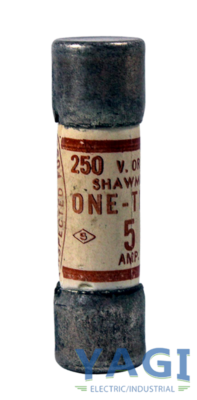 Shawmut OT5 Fuse 5A 250V 50kA Class K5 One-Time Low Voltage