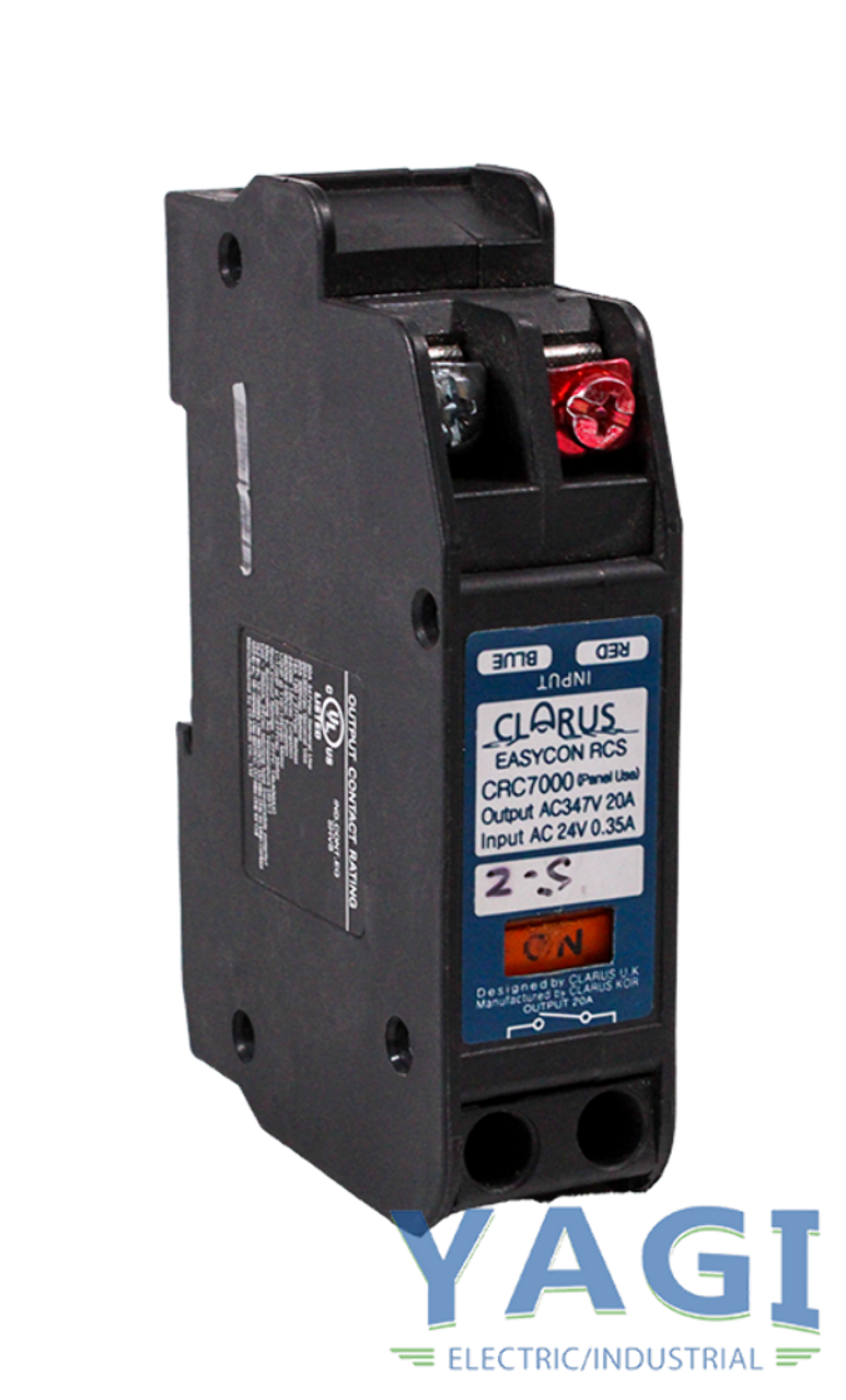 Clarus CRC7000 Relay 20A 277V 14kA 1P HID Easycon RCS Panel Mounting Strap
