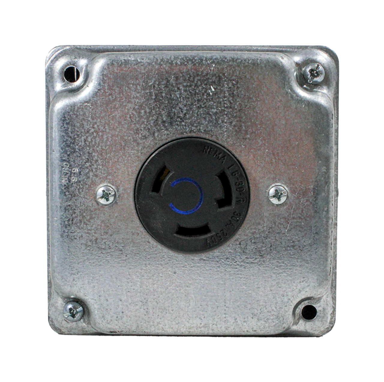 Cooper-B Line L6-30-R Blue Twist Lock Receptacle 250V 30A w/Enclosure