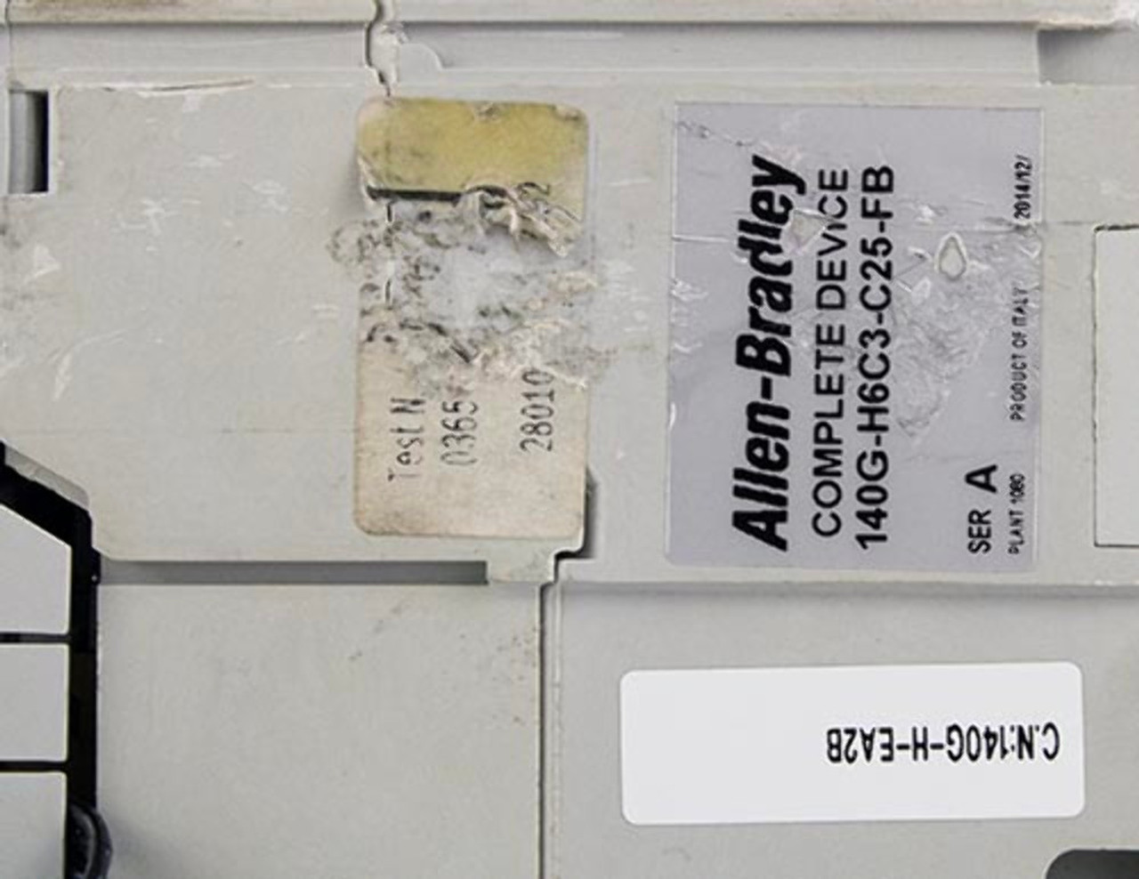 Allen-Bradley 140G-H6C3-C25-FB Breaker 25A 480/600V 3P 25kA with Auxiliary