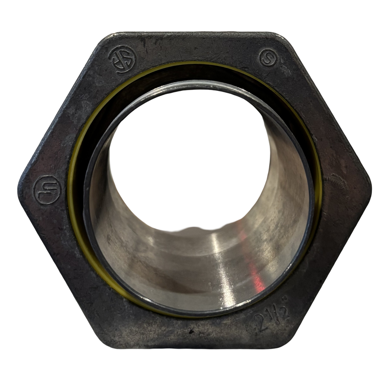Steel City LT207 Liquid Tight Connector 2 1/2 Inch Straight Zinc Die Cast