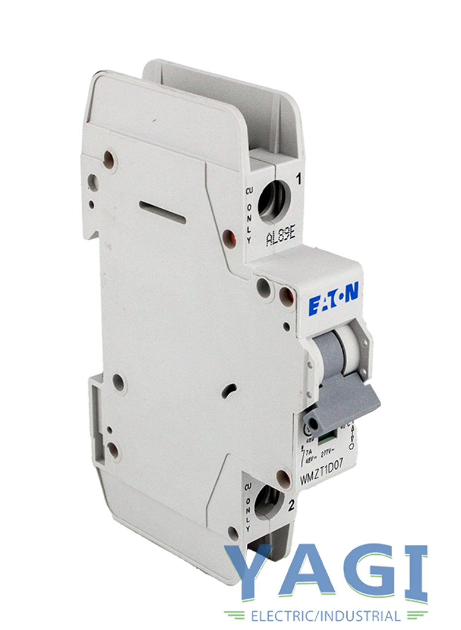 Eaton WMZT1D07 Breaker 7A 277V 1P 1PH 10kA Type D DIN Rail Trip Indicator Standard Terminal
