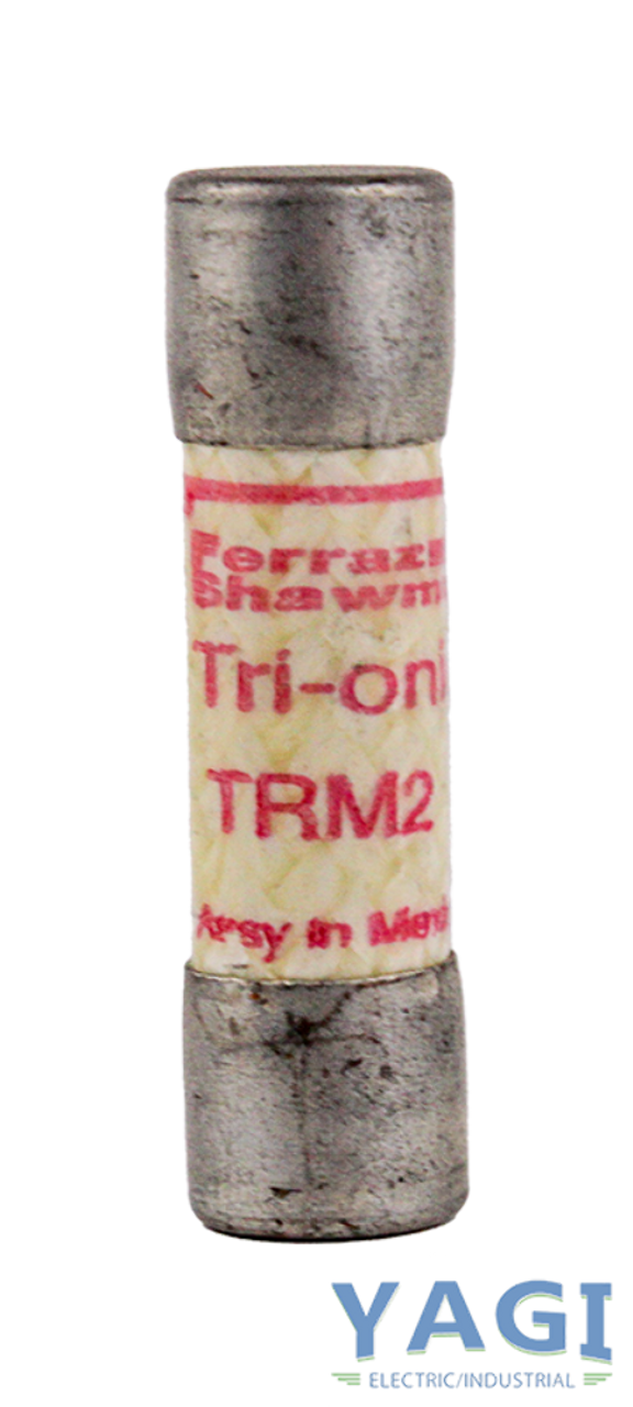 Ferraz Shawmut TRM2 Fuse 2A 250V 10kA Midget Class Tri-onic Time-Delay