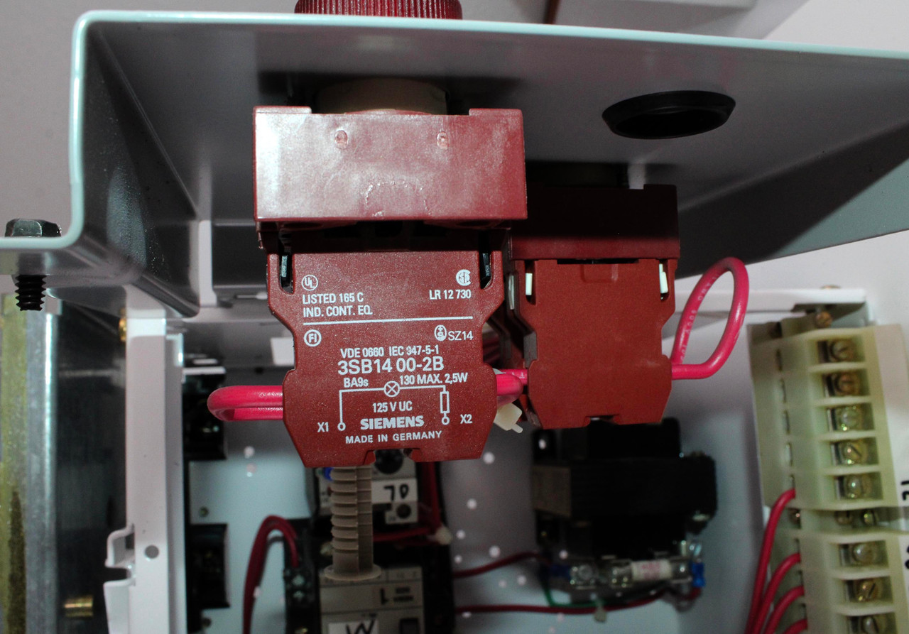 Siemens Model 95 12 Inch MCC Bucket with ED63A030 ITE Breaker 30A 600V 3P 25kA