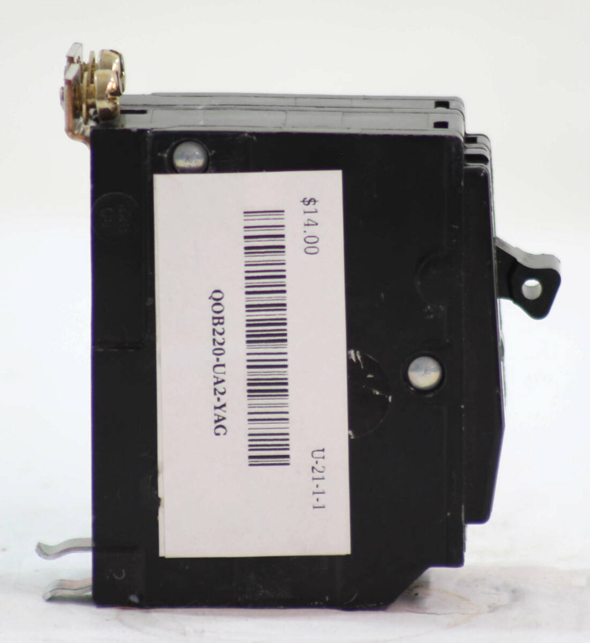 Square D QOB220VH Breaker 20A 120/240V 2P 22kA 1PH Bolt-On