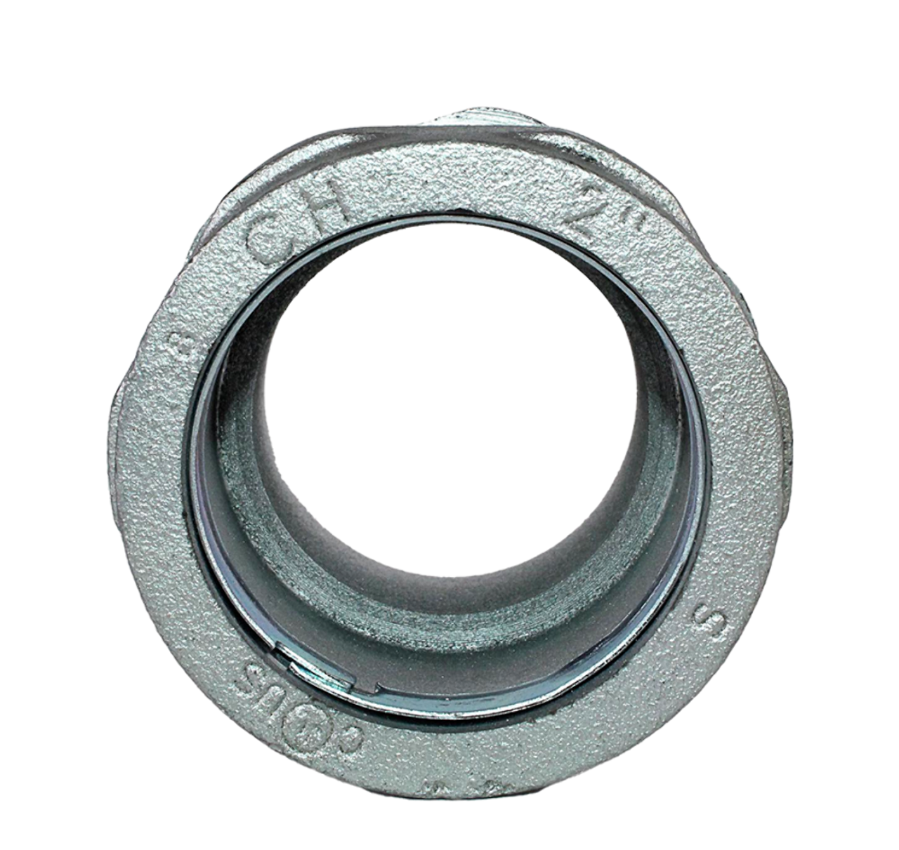 Crouse-Hinds CPR6 Compression Connector 2 In Straight Non-Insulated Malleable Iron