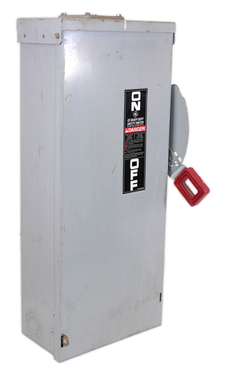 General Electric TH4323R Disconnect Safety Switch 100A 240V 3P Fusible NEMA 3R