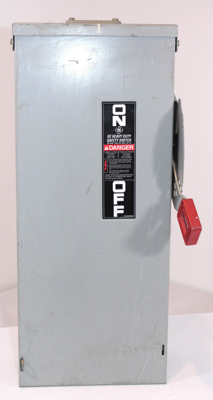 General Electric TH4323R Disconnect Safety Switch 100A 240V 3P Fusible NEMA 3R