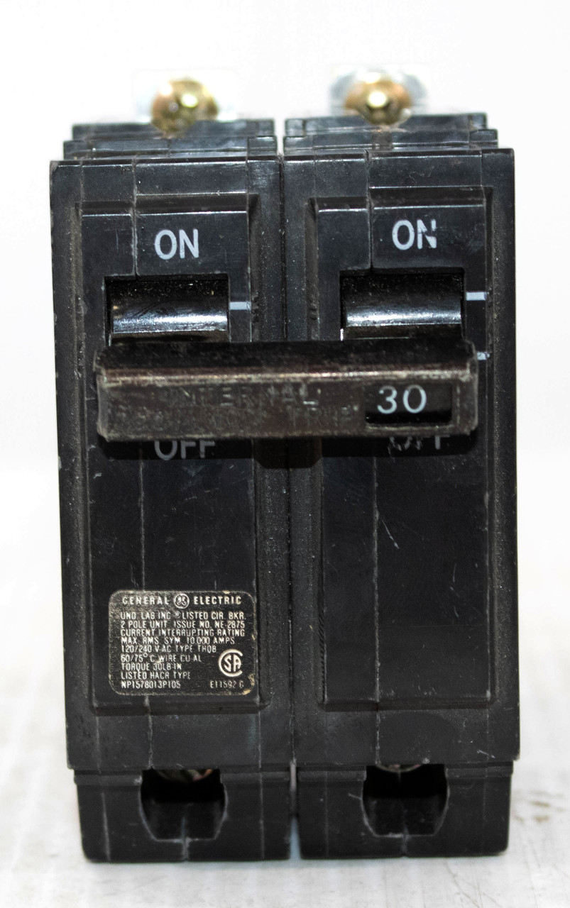 General Electric THQB2130 Breaker - 30A 120/240V 2P 10kA
