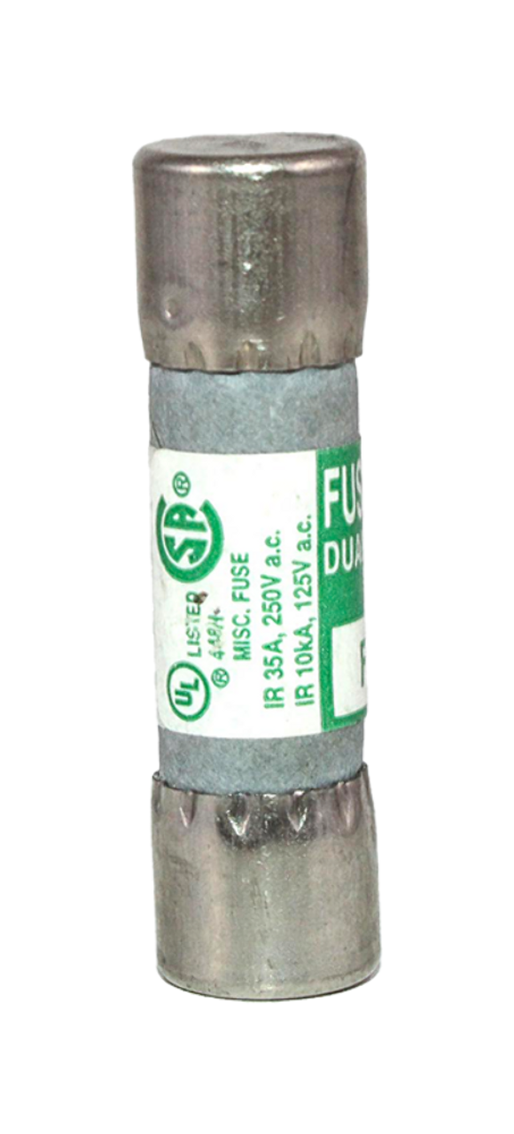 Bussmann Fusetron FNM-1 Fuse 1A 250V 10kA Midget Class Dual-Element Time Delay
