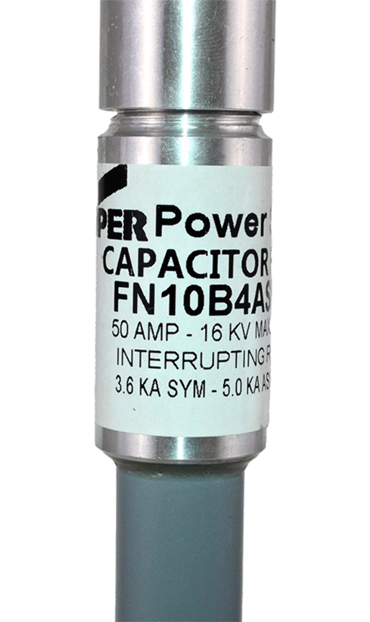 Cooper Power Systems FN10B4ASMC Capacitor Fuse 50A 16KV Max 15KJ 3.6KA SYM-5KA ASYM