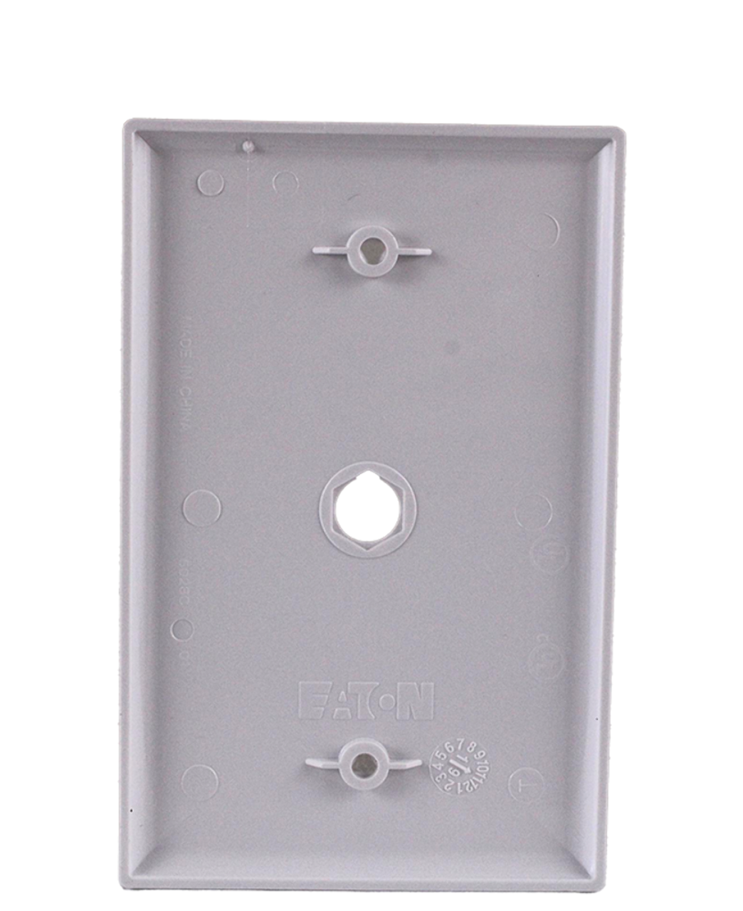 Eaton PJ11W Outlet Box Cover Telephone and Coaxial Wallplate White  Box of 20