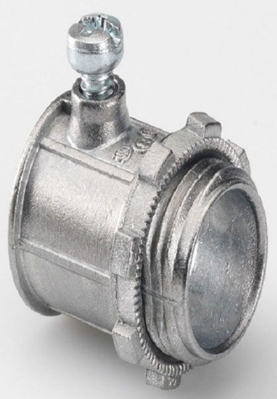YAGI TC-501 Set Screw Connector 1/2 In Trade Size EMT Fitting Concrete-Tight Zinc