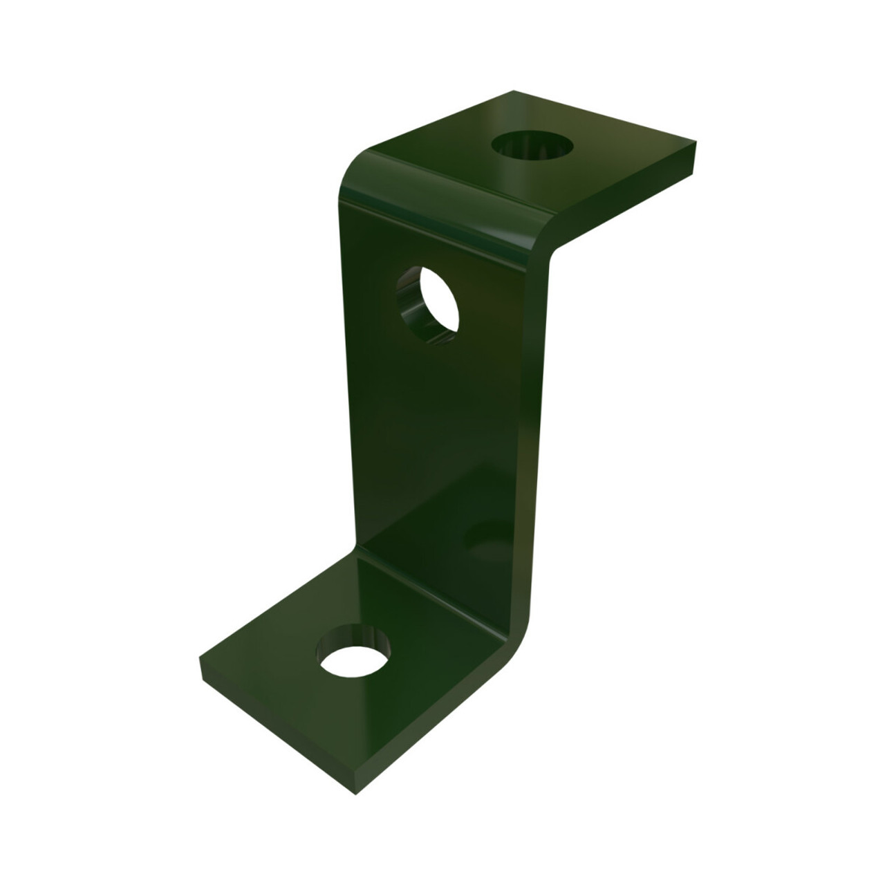UNISTRUT P1453-GR Support Fitting 3-Hole Z Angle Steel Channel/Strut Z Fitting