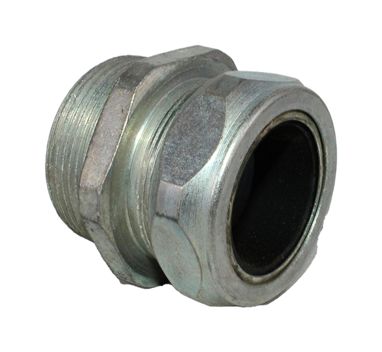 Efcor SR150-1250 Strain Relief Connector 1-1/2 In Plated Steel-Cord Grip Neoprene Grommet