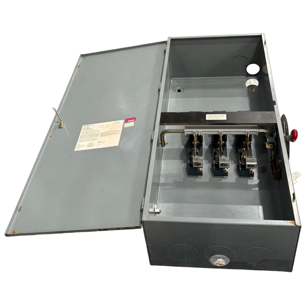 Westinghouse HUN365 Non-Fusible Disconnect 400A 600V 3Ph NEMA Type 1