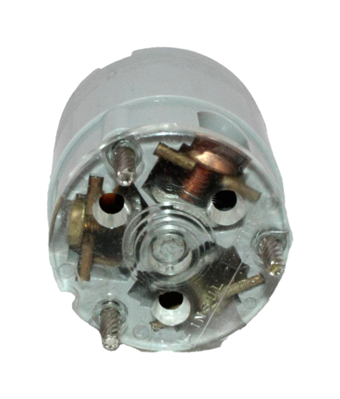 Arrow Hart 4755 Safety Grip Locking Plug 15A/125V 10A/250V 3P 3W Non-NEMA Gray