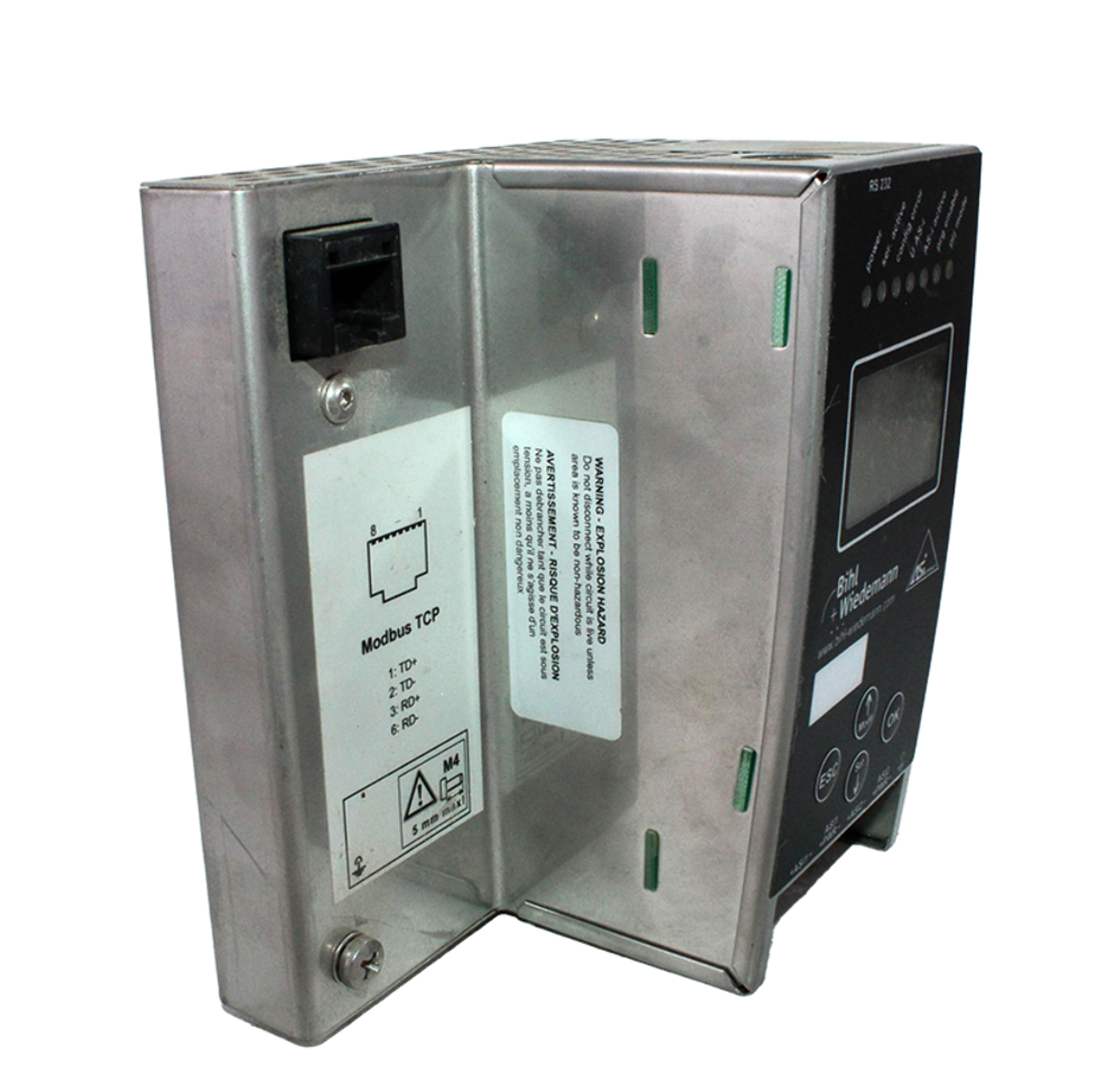 Bihl Wiedemann BW1660 AS-i 3.0 Ethernet/IP Gateway Stainless Steel 2-Master