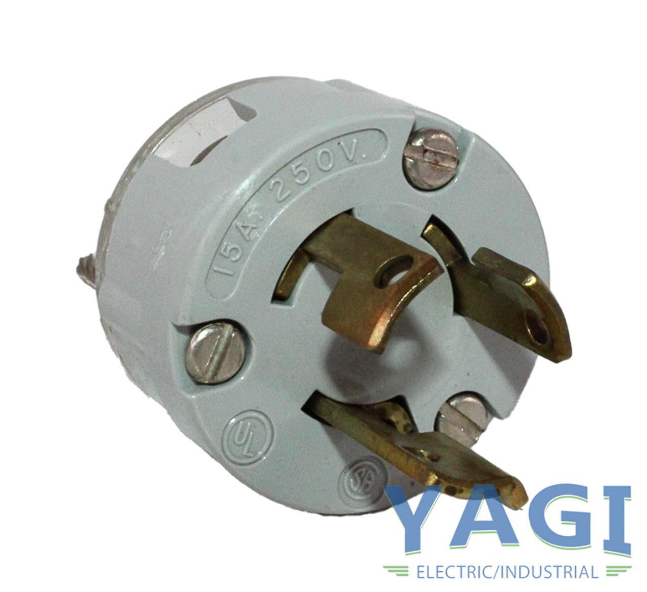 Arrow Hart 6565 Locking Plug 15A 250V 2P 3W Grounding Box of 10