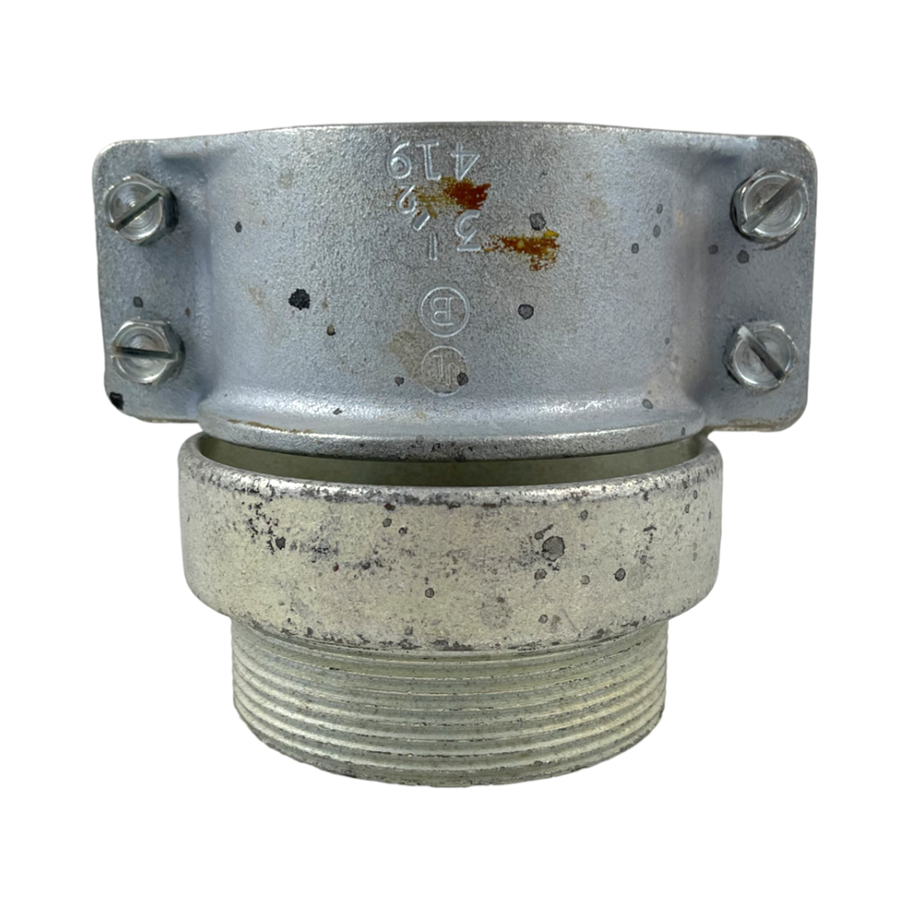 Bridgeport 419 Squeeze Connector 3 1/2-Inch Malleable Iron