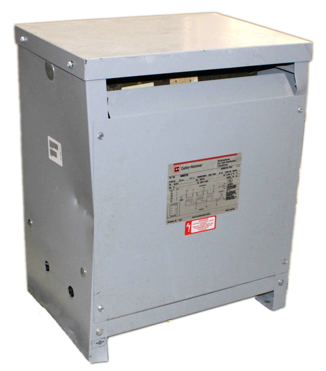 Cutler Hammer V48M28T15B Transformer 15kVA Pri: 480V Sec: 208Y/120 3PH