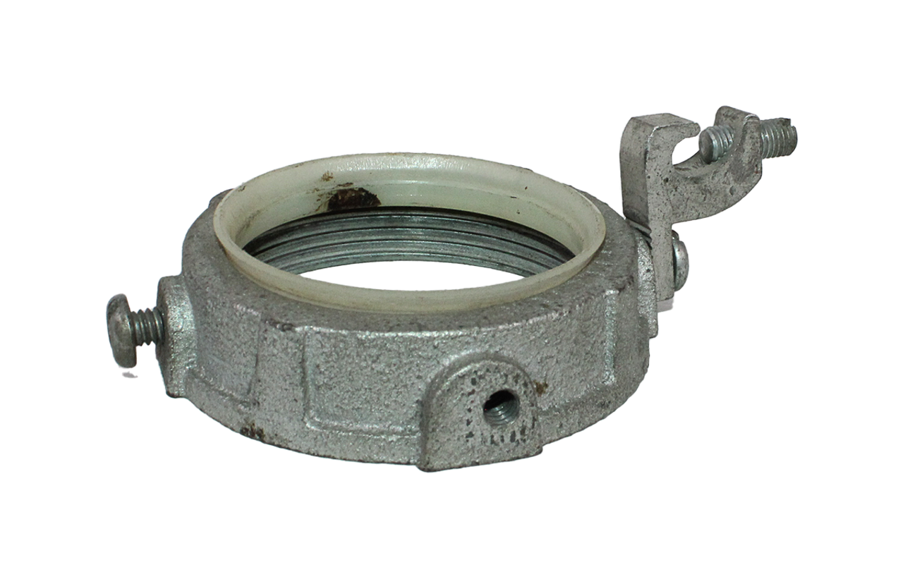 Appleton GIB-200L-4AC Straight Grounding Bushing 2 Inch Malleable Iron