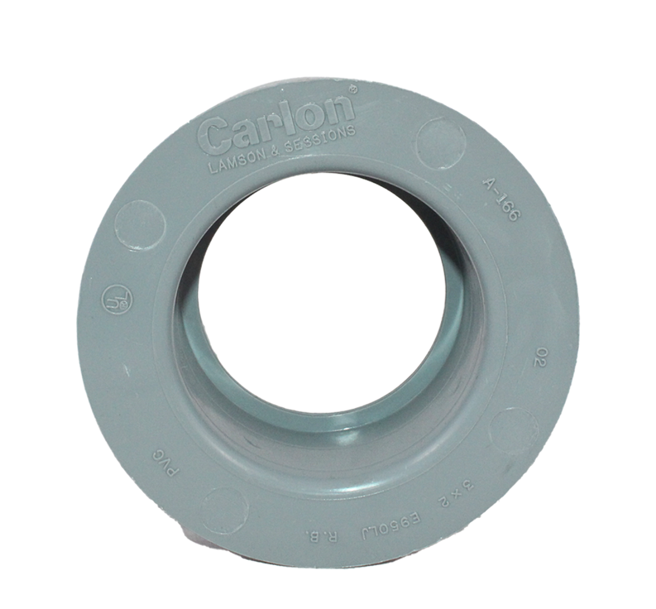 Carlon E950LJ Reducing Bushing 3 to 2 Inch PVC Gray Use W/Sch 40 and 80 Conduit