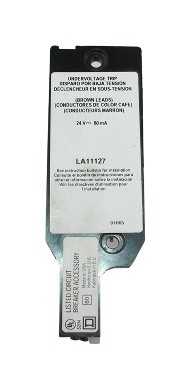 Square D LA11127 Undervoltage Trip 24V 80mA LA Type Brown Leads