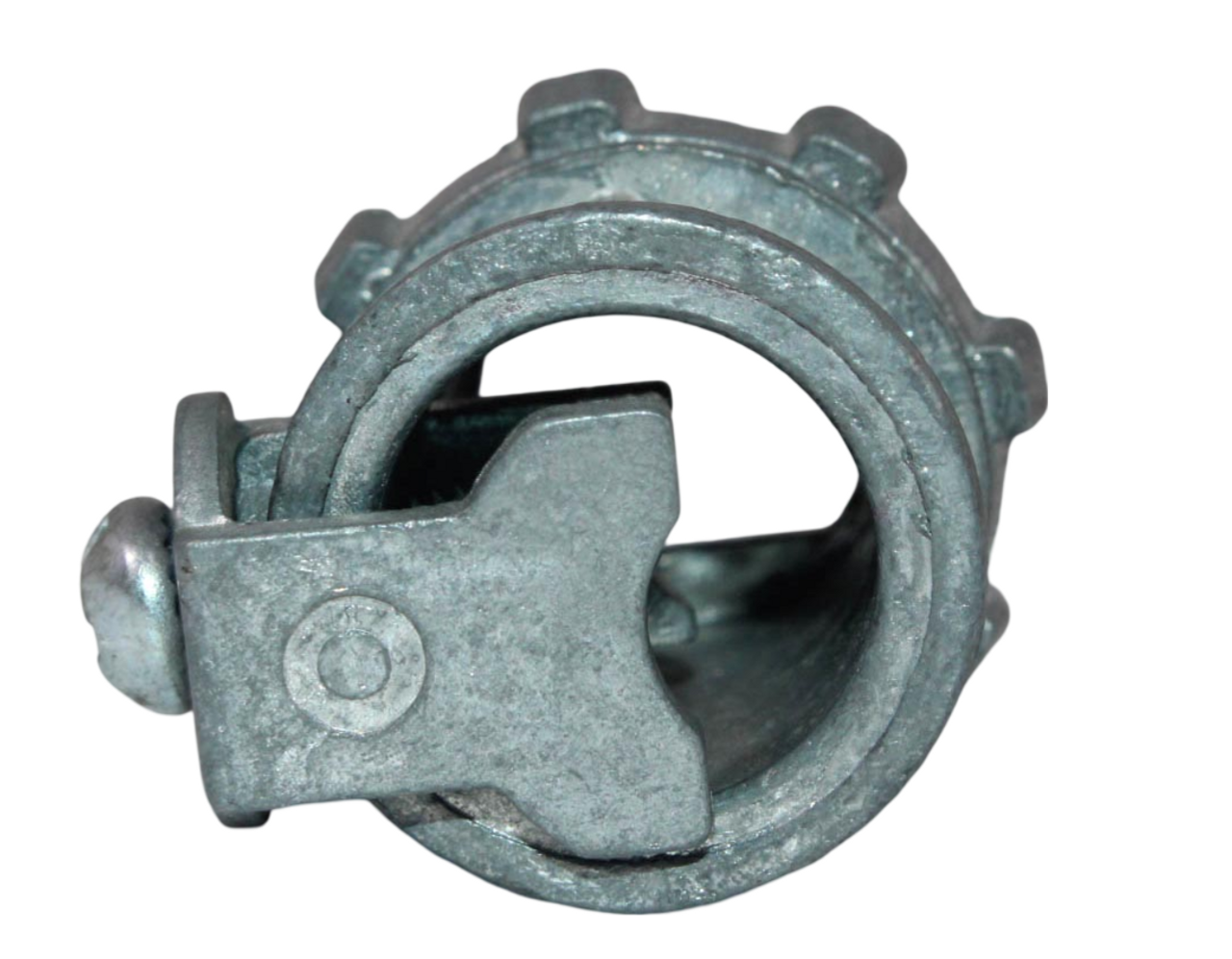 YAGI SG50 Saddle Grip Connector 1/2 Inch Straight 1 Screw Non-Insulated Die Cast Zinc