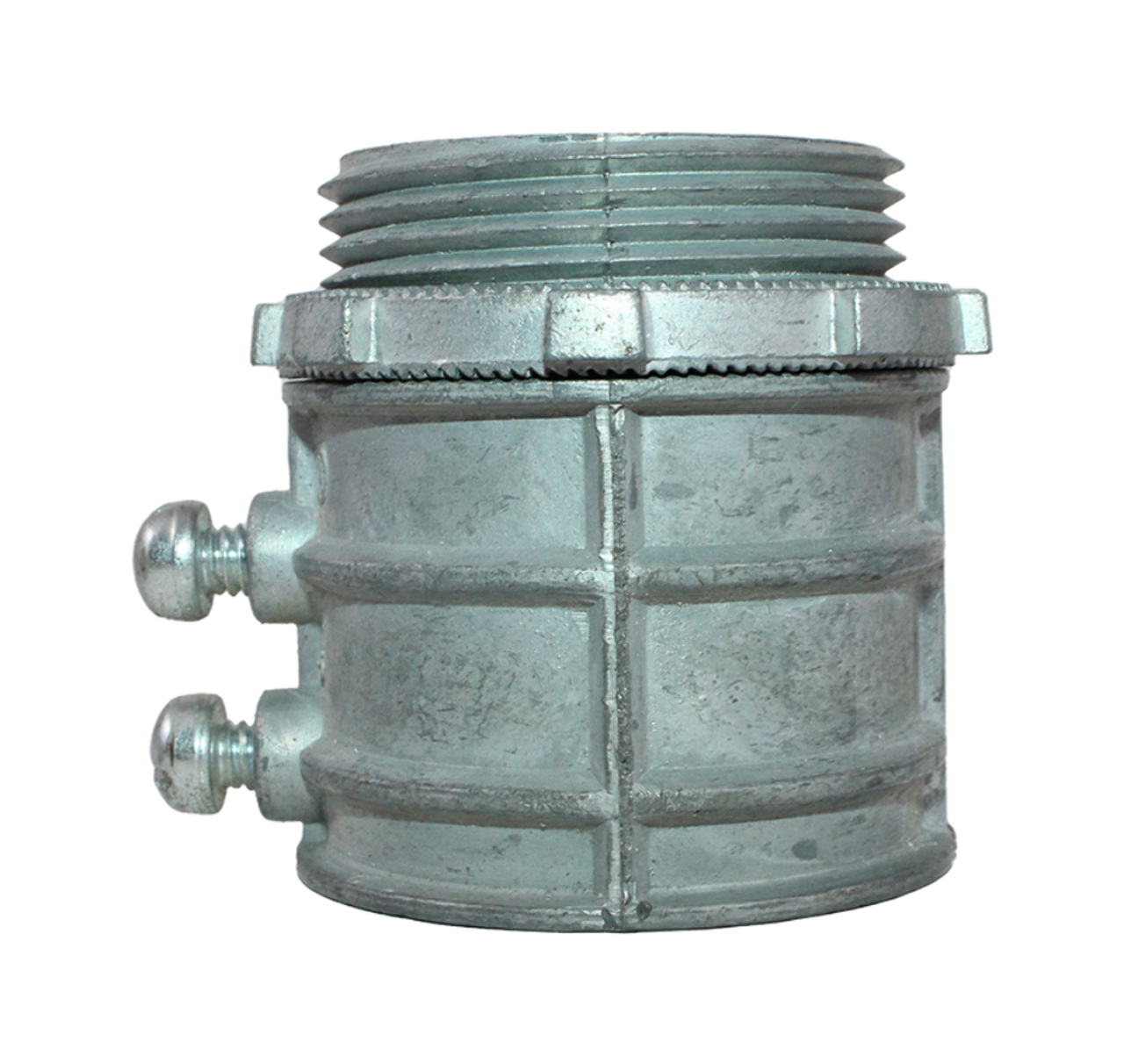 YAGI 233DC2 Straight Set Screw Connector 1-1/4 Inch Zinc/Galvanized
