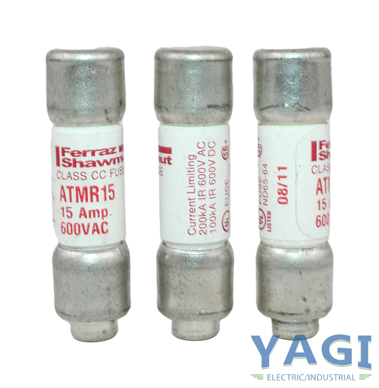 Ferraz Shawmut ATMR15 Class CC Fuse 15A 600VAC Fast-Acting Mersen