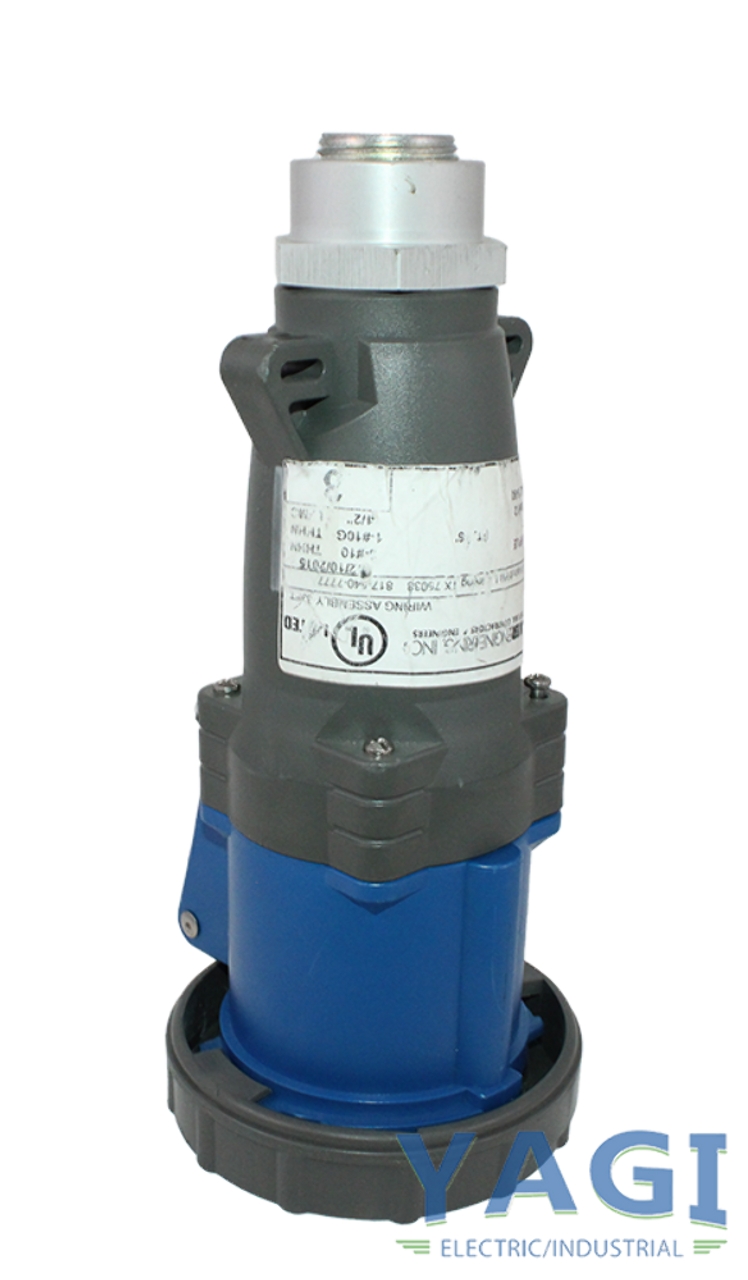 P&S PS460C9-W Pin And Sleeve Connector 4-Way 60A 250V 3P 3PH 4W  Watertight