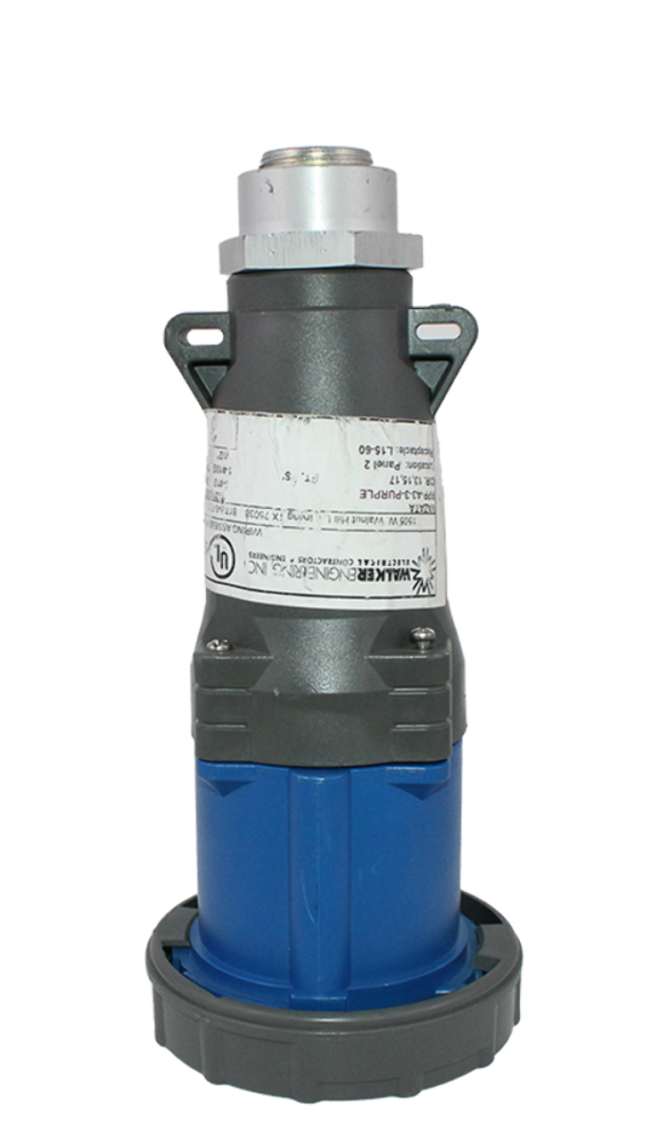 P&S PS460C9-W Pin And Sleeve Connector 4-Way 60A 250V 3P 3PH 4W  Watertight