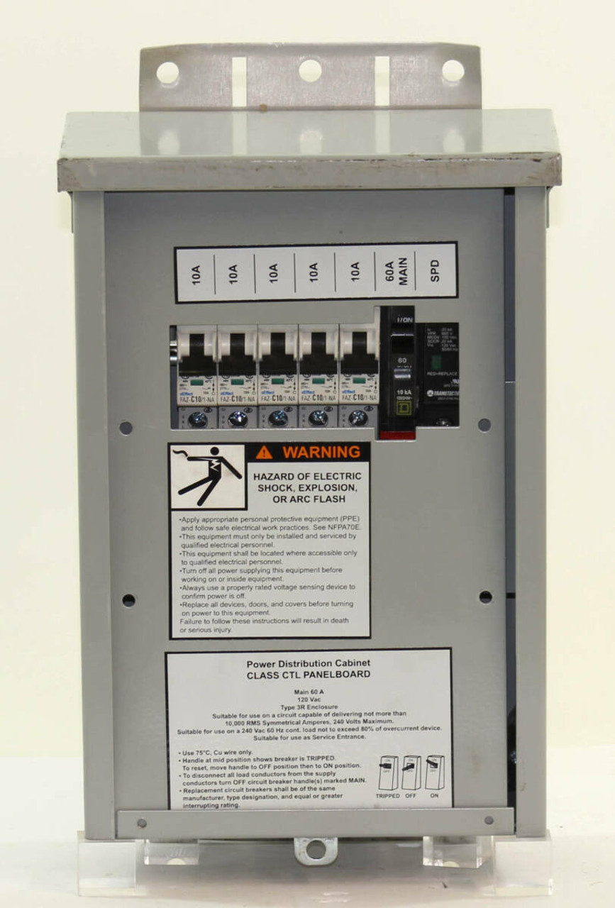 Transtector SC-MM08-5512 Breaker Panel Branch Cabinet - 60A 120/240V 10KA