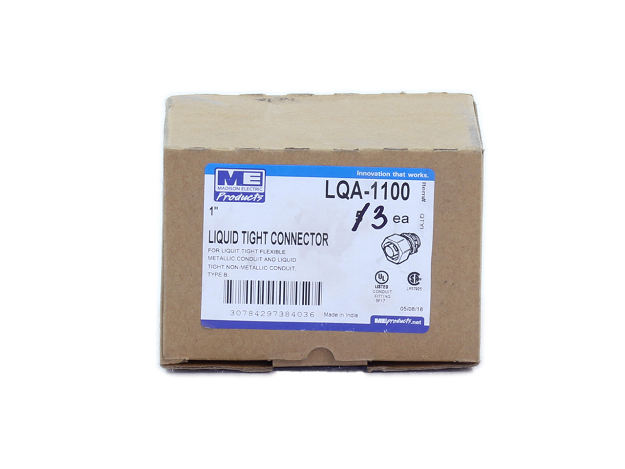 YAGI LQA-1100-I Straight Liquidtight Connector 1-Inch