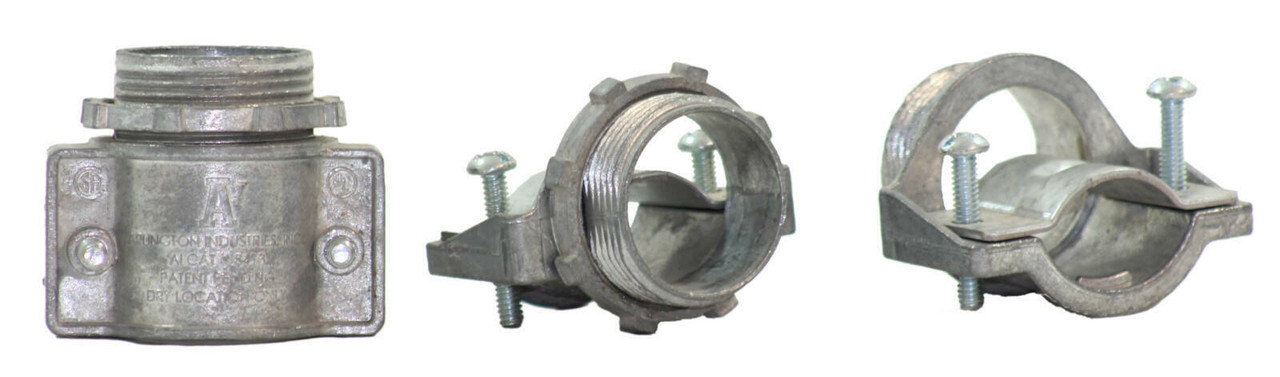 YAGI 8413 2-Screw MC Connector w/o End Stop Bushings 1 1/4-Inch