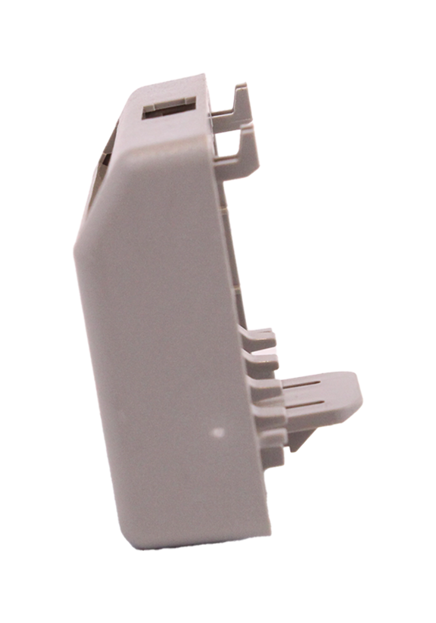 Panduit UICFFP4IG Furniture Faceplate 4 Mini-Com Modules Gray