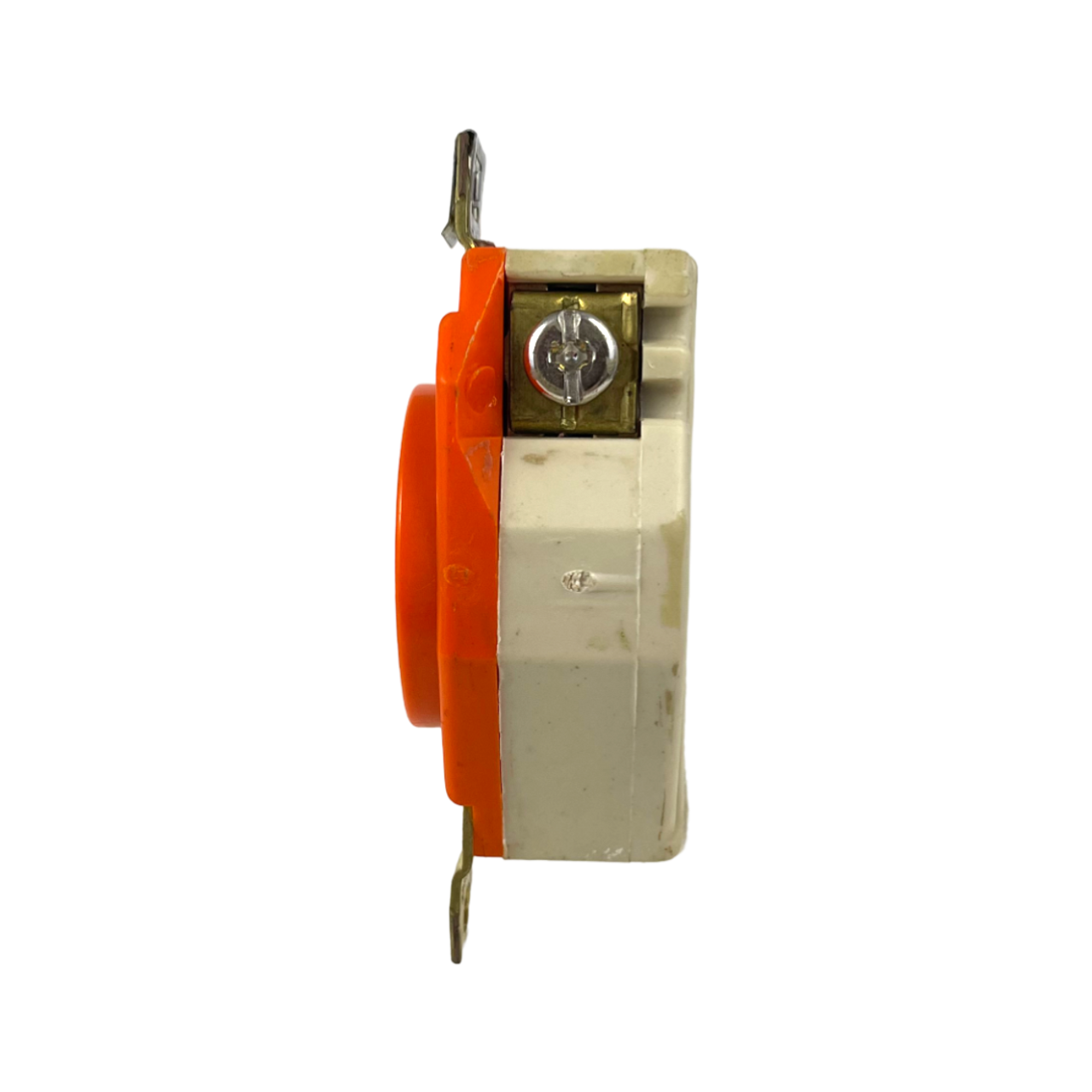 Hubbell IG2310 Twist Lock 20A 125V 2P 3W Grounding Flush Screw Terminal Orange