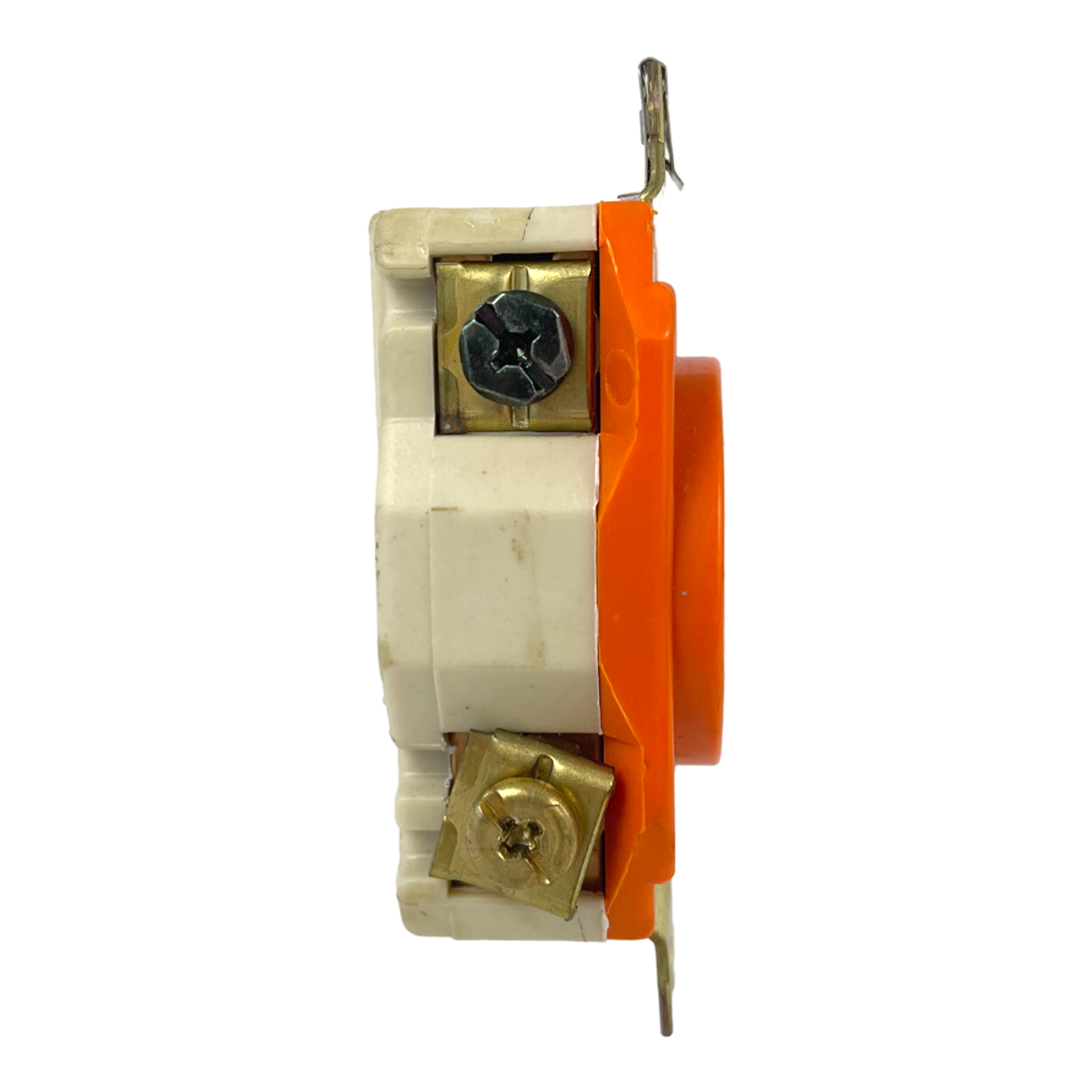 Hubbell IG2310 Twist Lock 20A 125V 2P 3W Grounding Flush Screw Terminal Orange