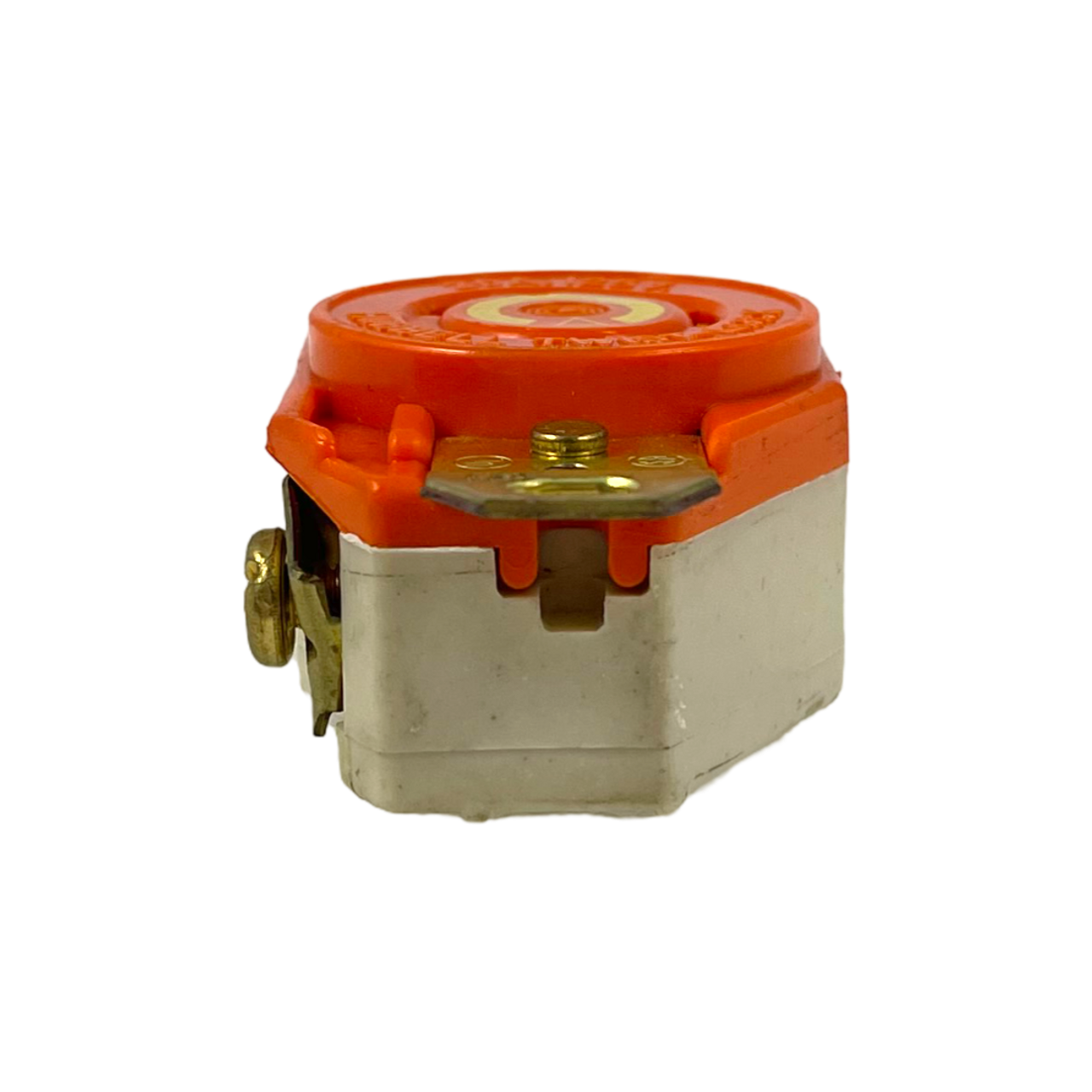 Hubbell IG2310 Twist Lock 20A 125V 2P 3W Grounding Flush Screw Terminal Orange