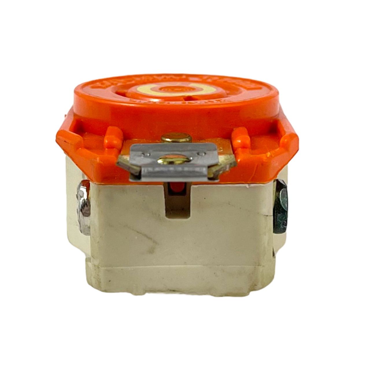 Hubbell IG2310 Twist Lock 20A 125V 2P 3W Grounding Flush Screw Terminal Orange