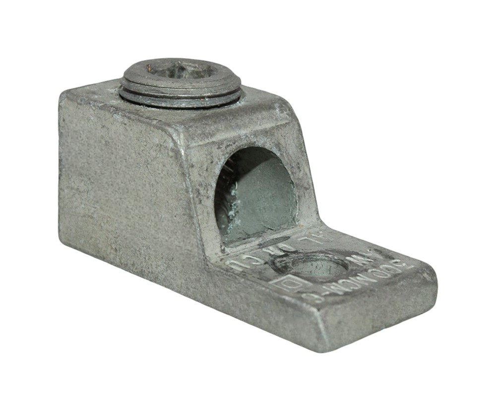 Square D AW Mechanical Lug – Aluminum – 300 MCM–6 AWG, 1 Port, 1 Hole